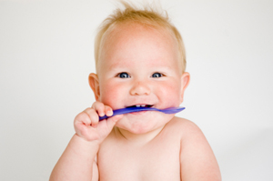 Baby Brushing Teeth